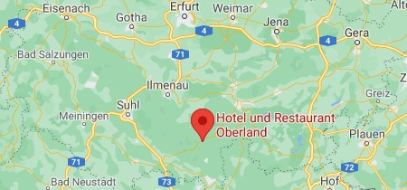 So finden Sie uns in Neuhaus am Rennweg, im Thüringer Wald!