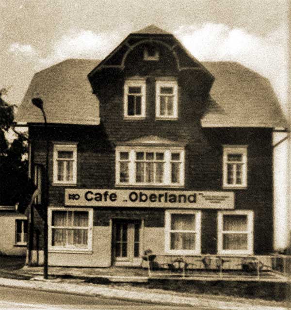 Weiteres Bild des Hotel Restaurant Oberland aus den 50er Jahren