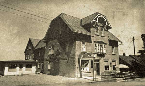 Weiteres Bild des Hotel Restaurant Oberland aus den 30er Jahren